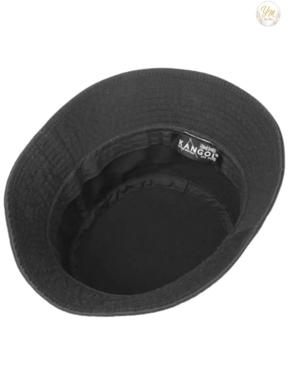 Kangol Washed Cotton Bucket Hat Embroidered Logo Lightweight